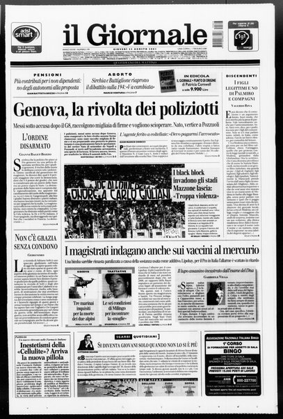 Il giornale : quotidiano del mattino